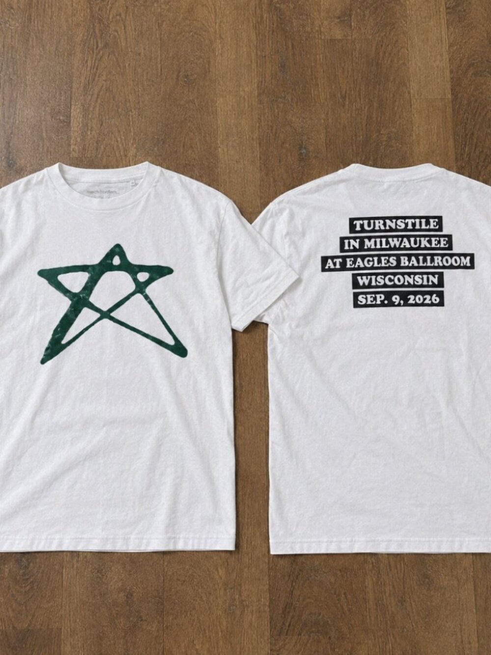 Turnstile Never Enough Tour 2026 Double-Sided Graphic T-Shirt